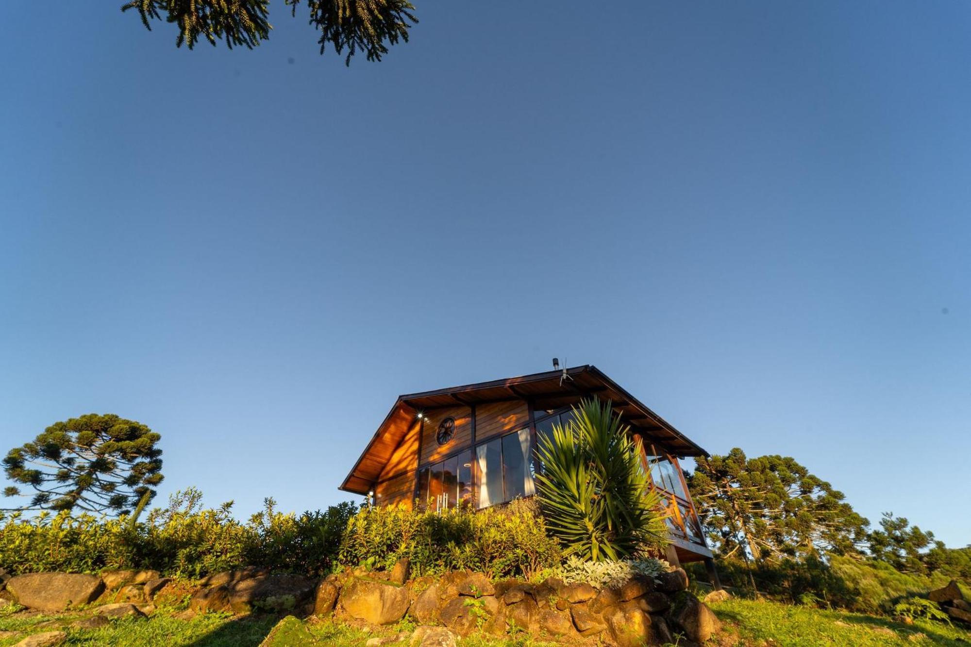 Chalé Privativo Stratus para casal - Morro da Igreja, Urubici-SC - Sítio Mar de Nuvens Exterior foto