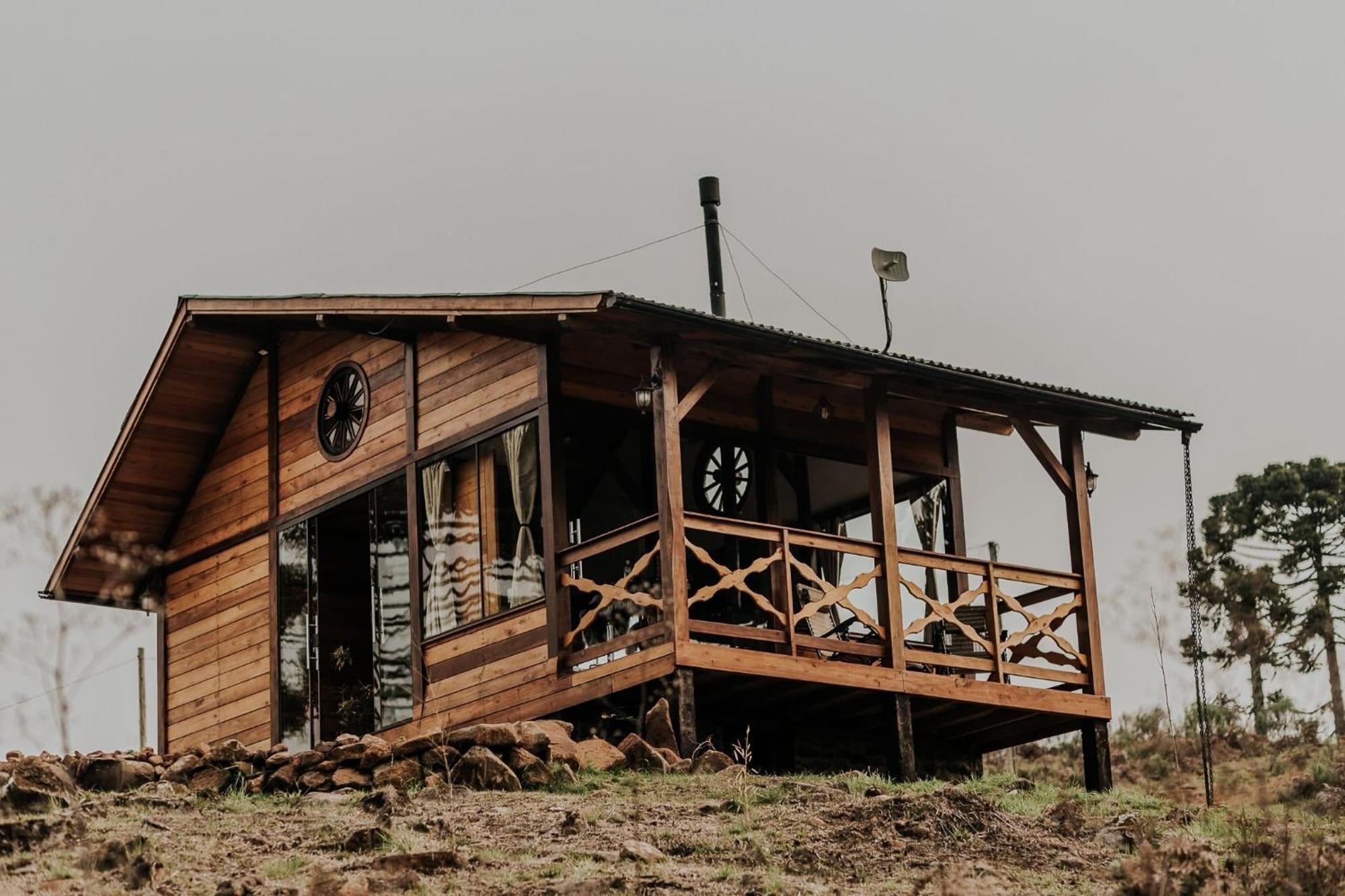 Chalé Privativo Stratus para casal - Morro da Igreja, Urubici-SC - Sítio Mar de Nuvens Exterior foto