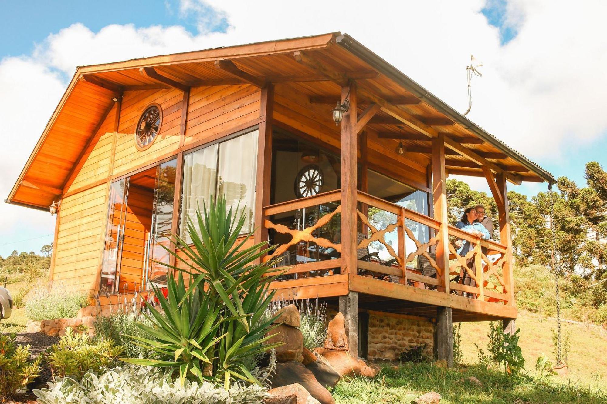 Chalé Privativo Stratus para casal - Morro da Igreja, Urubici-SC - Sítio Mar de Nuvens Exterior foto