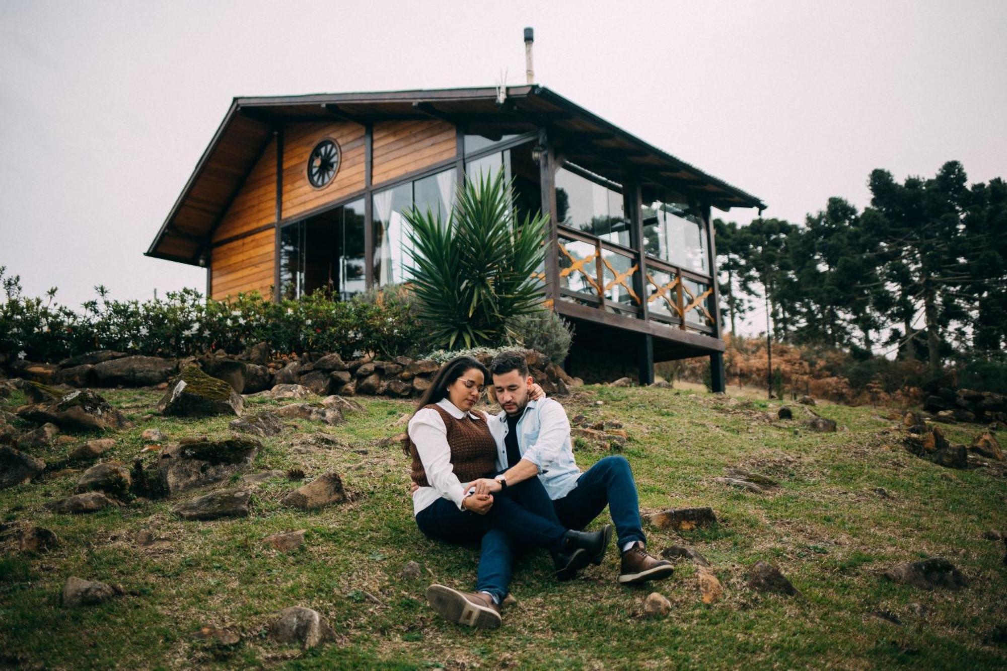 Chalé Privativo Stratus para casal - Morro da Igreja, Urubici-SC - Sítio Mar de Nuvens Exterior foto